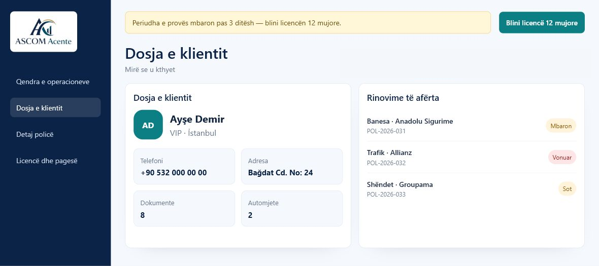 Dosje klientësh